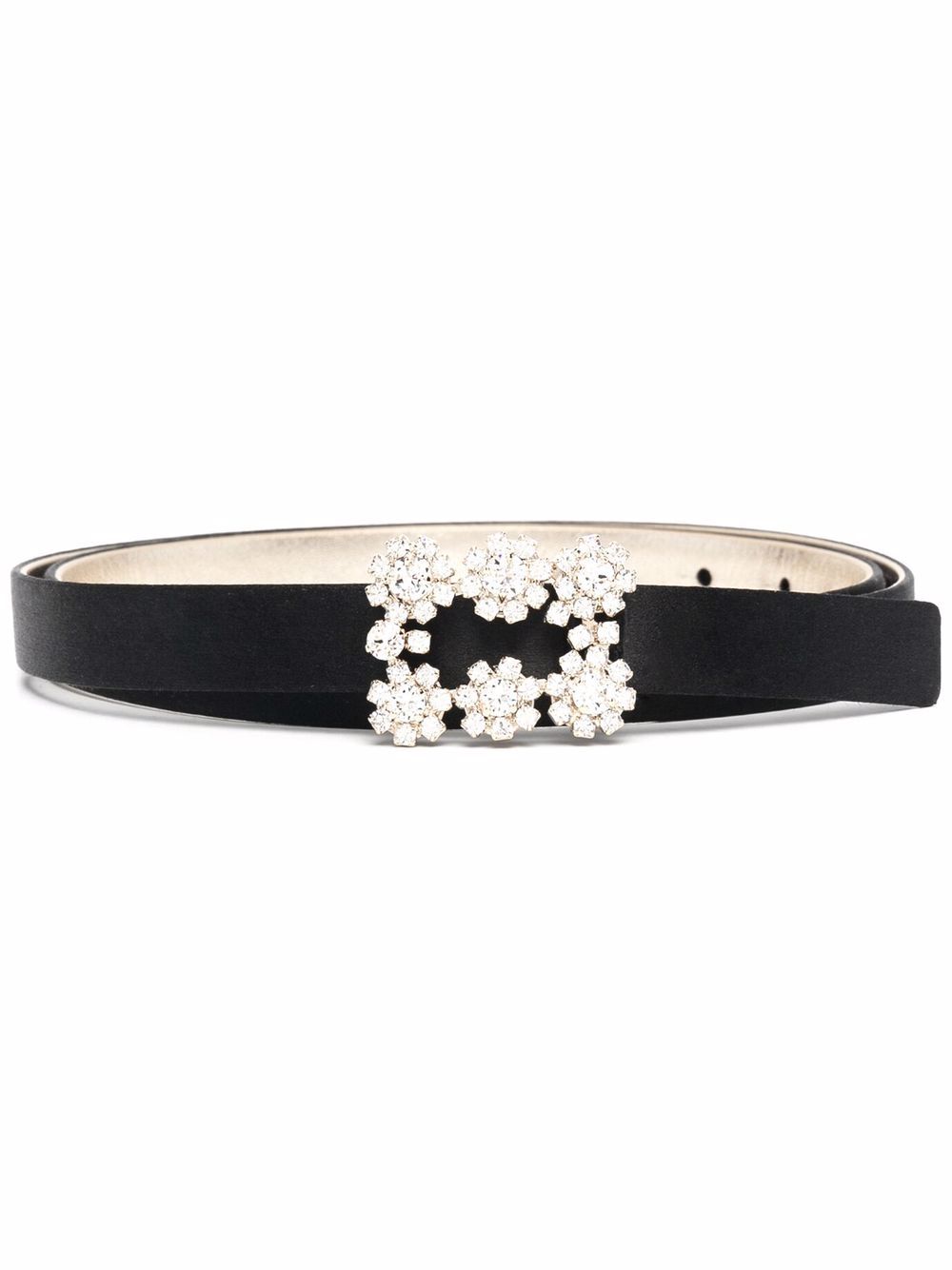 RCWC0AD0000RS0B999 플라워 STRASS 버클 샤틴 벨트